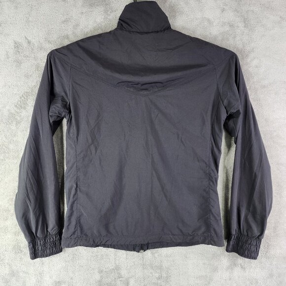 Womens Black Nike Sportswear Mesh Lined Windbreaker Jacket Full Zip Polyester M - Picture 4 of 7
